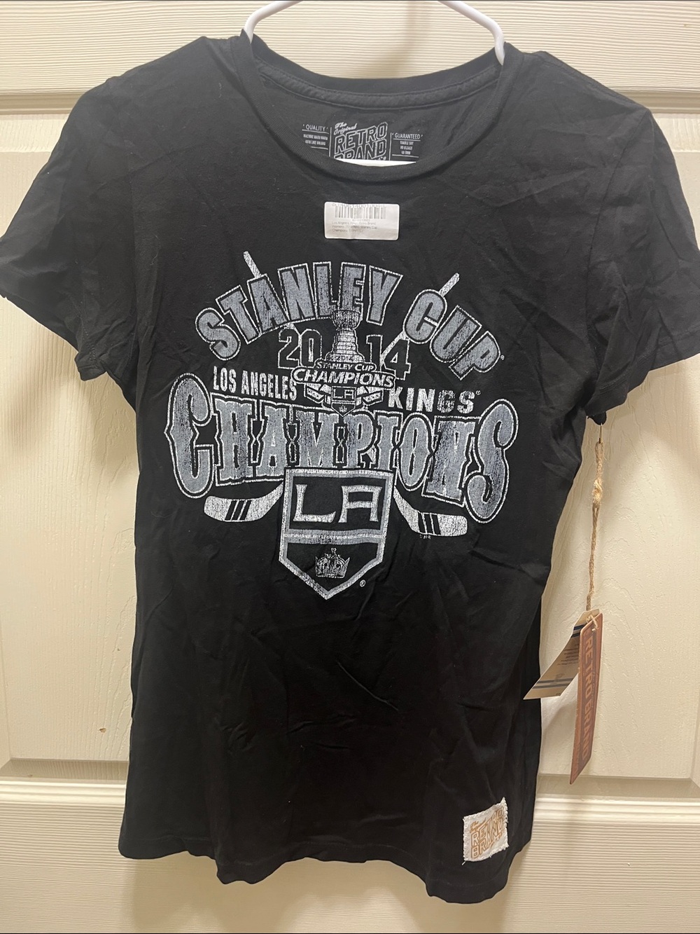 Original Retro Brand Los Angeles Kings Black Short Sleeve Tee L